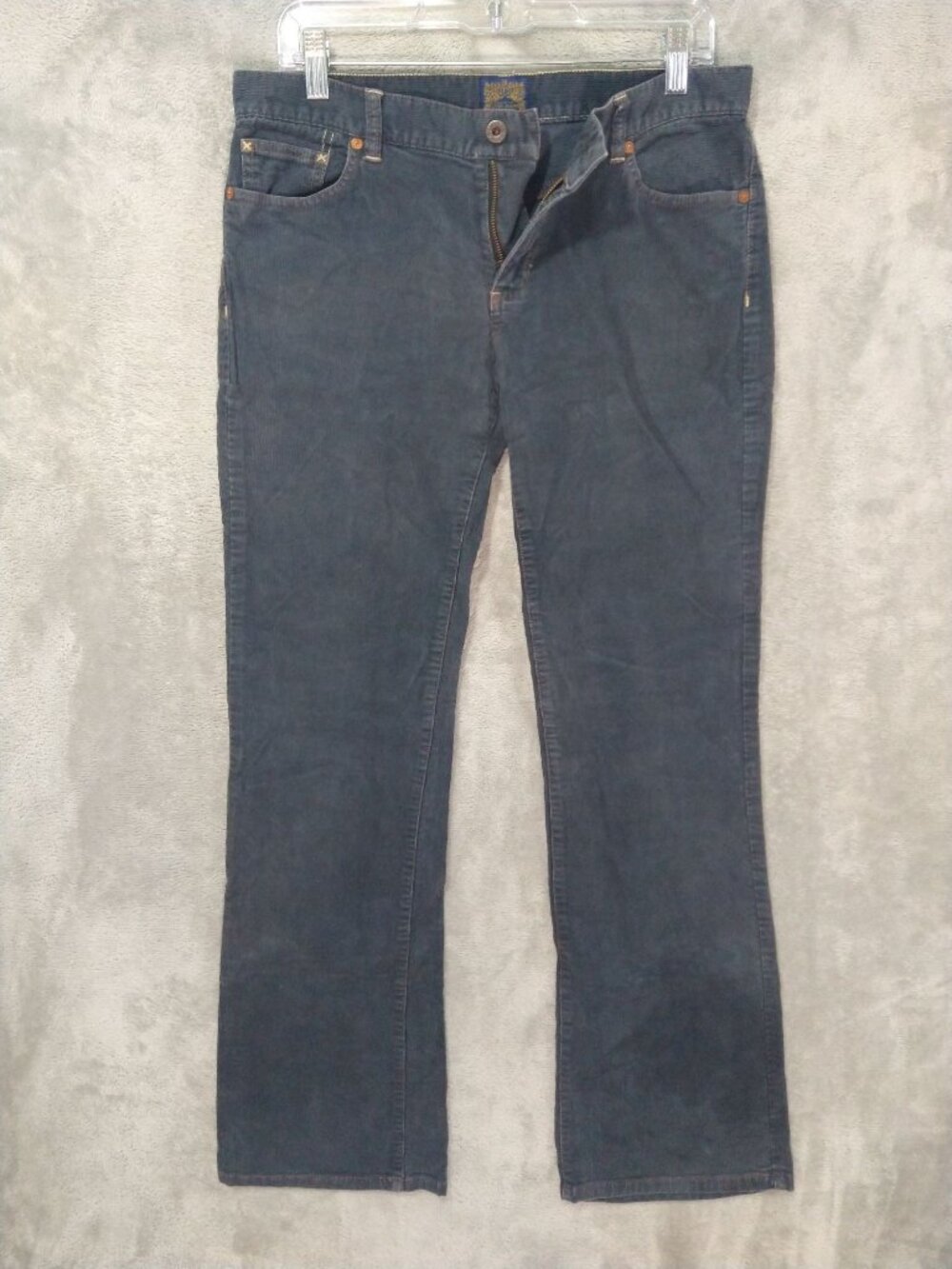 Polo Jeans Co Ralph Lauren Corduroy Womens 8 Gray Bootcut Stretch Vintage